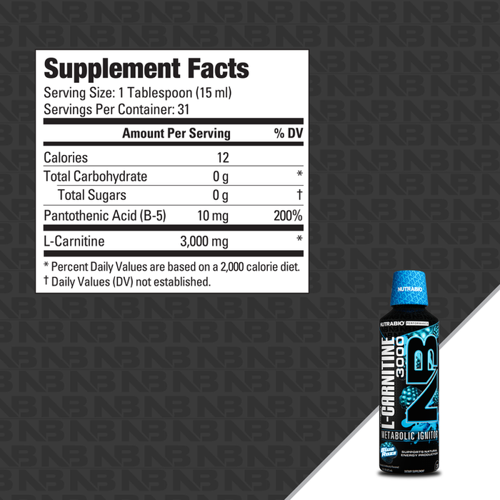 Nutrabio Lean Shots L-Carnitine 3000 Nutrition Depot Online Nutrabio Lean Shots L-Carnitine 3000 Nutrition Depot Online