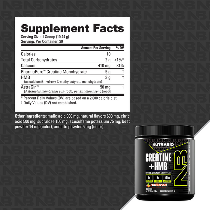 Nutrabio Creatine + HMB
