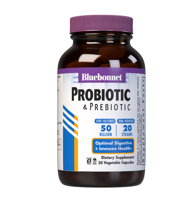 Bluebonnet Probiotic & Prebiotic 50 Billion