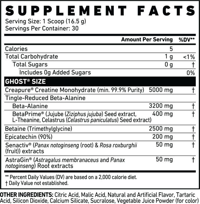 Ghost Size