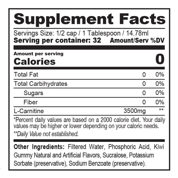 Metabolic Nutrition L-Carnitine 3500