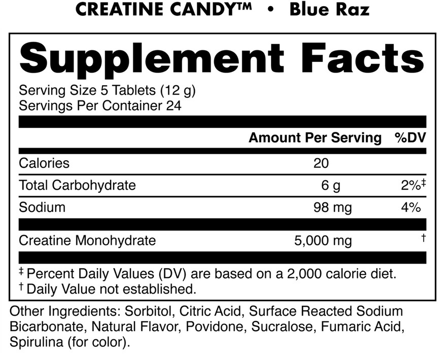 Bucked Up Creatine Candy