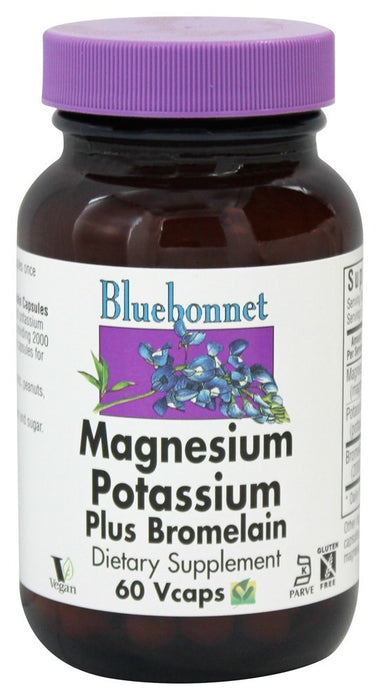Bluebonnet Magnesium Potassium & Bromelain