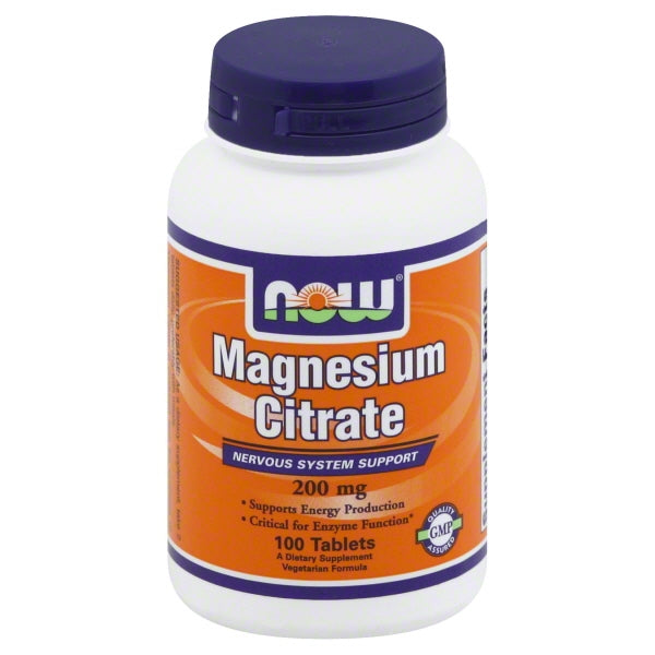 NOW Magnessium Citrate 200mg