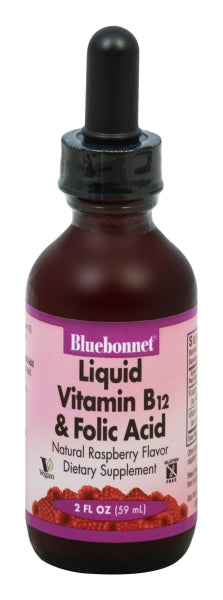 Bluebonnet Liquid B12 with Folic Acid