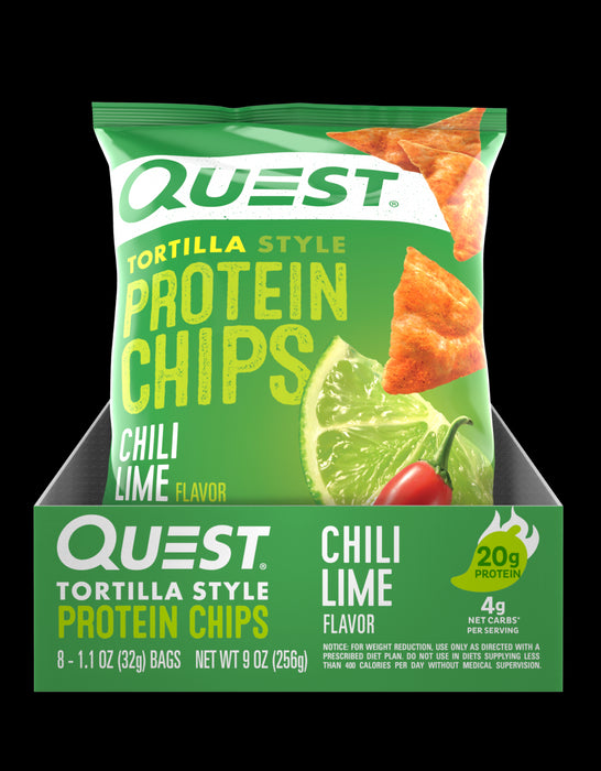 Quest Chips - Box of 8 - Chili Lime