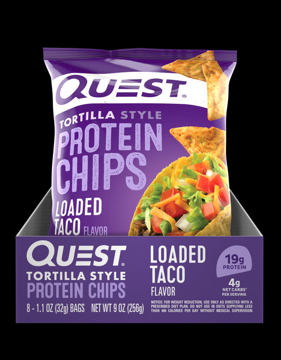 Quest Chips - Box of 8 - Loaded Taco