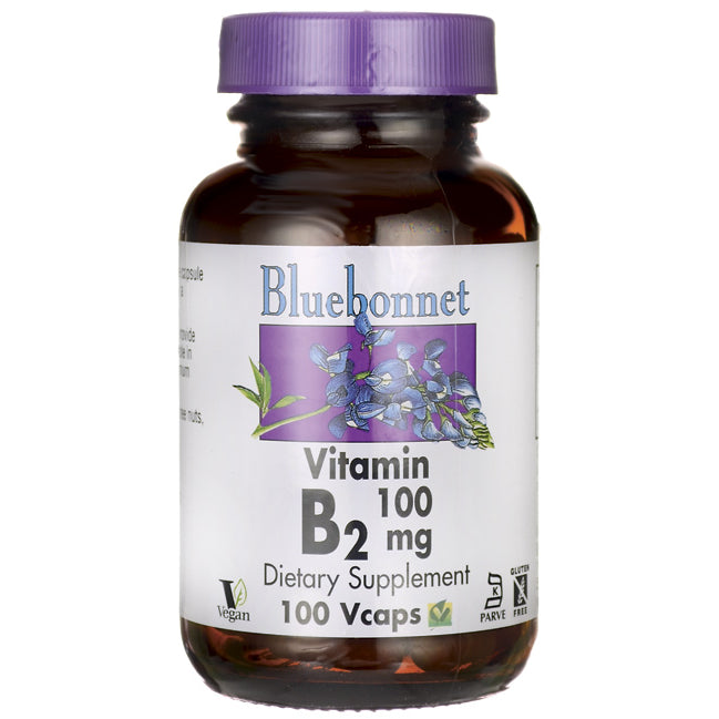 Bluebonnet Vitamin B2 100mg