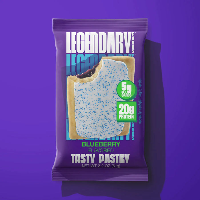 Legendary Foods Tasty Pastry - Box of 10 - Blueberry