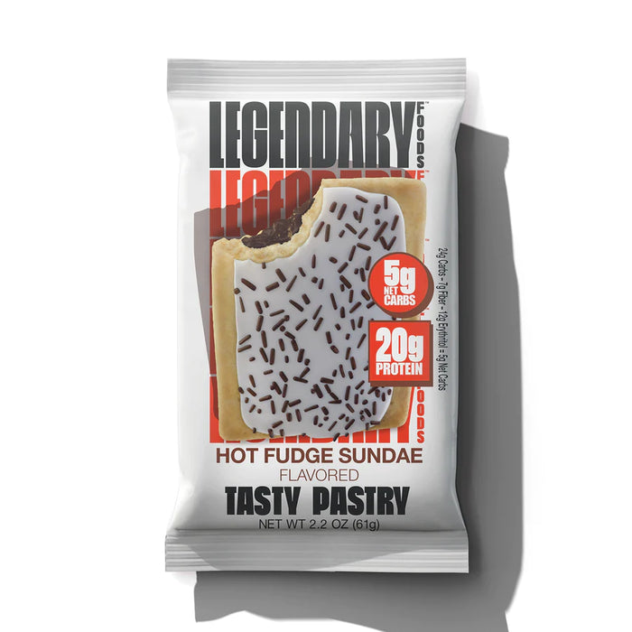 Legendary Foods Tasty Pastry - Box of 10 - Hot Fudge Sundae
