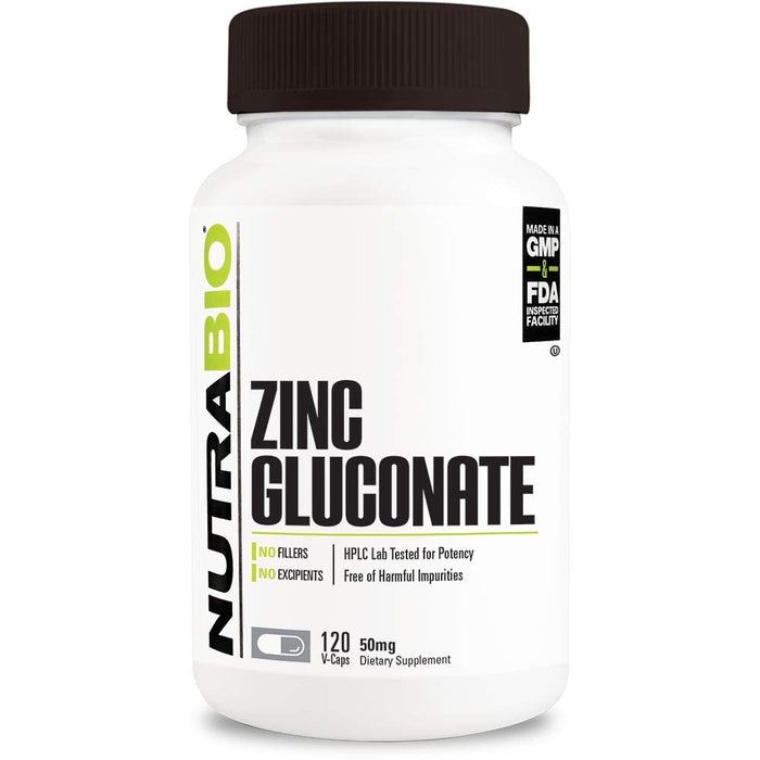 Nutrabio Zinc Gluconate 60mg