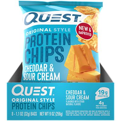 Quest Chips - Box of 8 - Cheddar & Sour Cream