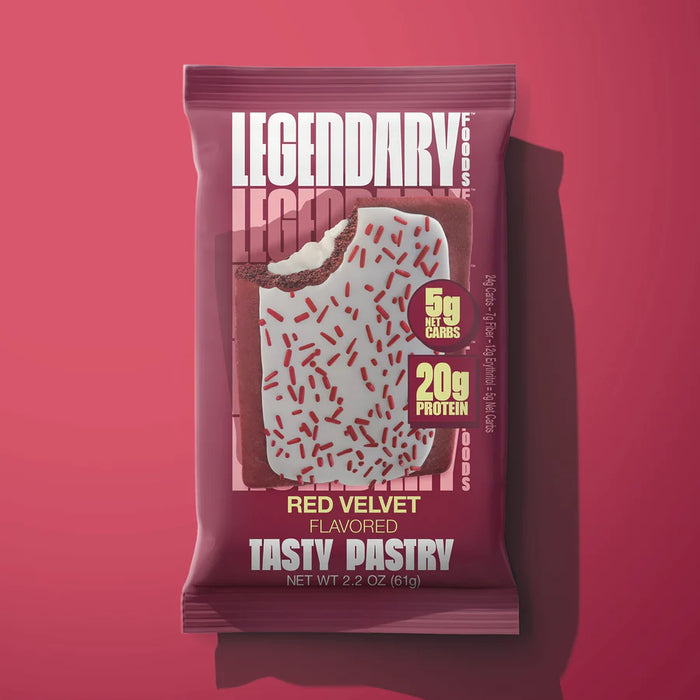 Legendary Foods Tasty Pastry - Box of 10 - Red Velvet