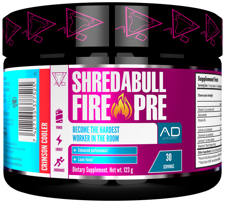 Project AD Shredabull Fire Preworkout